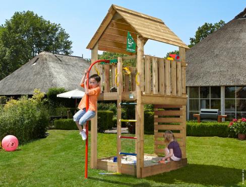 Jungle Cabin Fireman's Pole